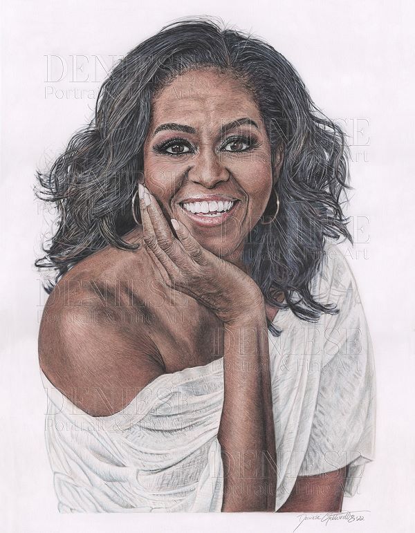 Portrait Michele Obama